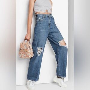 Women’s NWOT Wild Fable Highest Rise Baggy Jeans sz 0